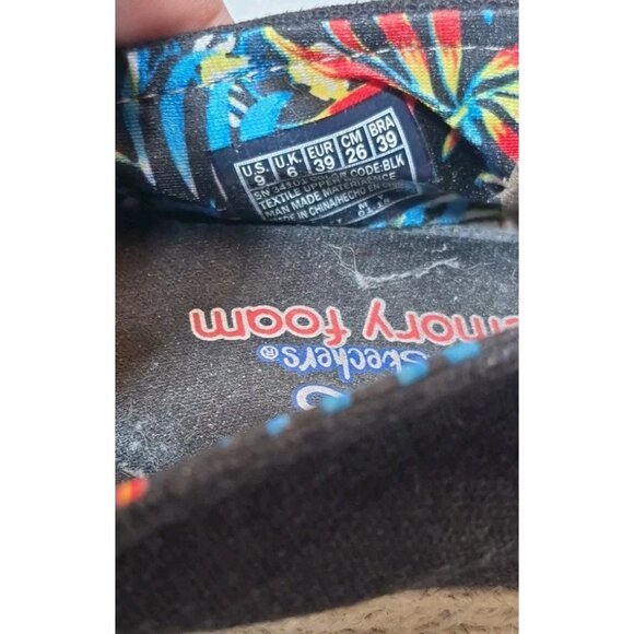 BOBS Skechers Women's Black Espadrilles Wedges Memory Foam Arch Pillow Sz 9 - Picture 7 of 7